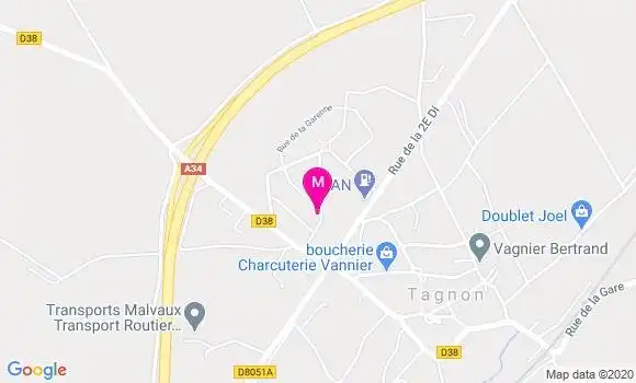 Localisation Dr Sophie Berat Ravaux