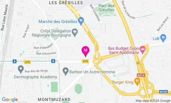 Localisation Dr Bérangère Fabre