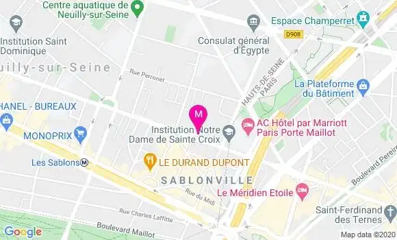 Localisation Dr Alice Cahn