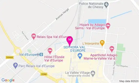 Localisation Dr Isabelle Spano