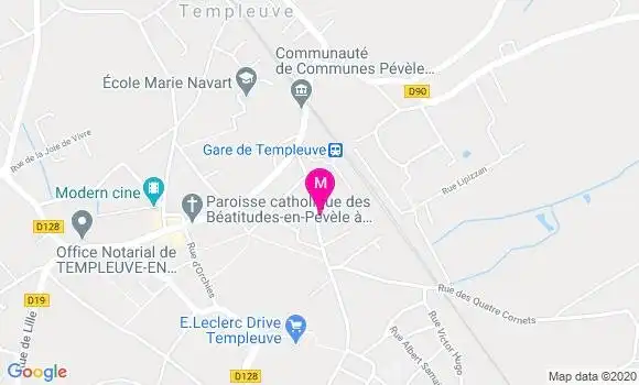 Localisation Dr Caroline Delbrouque Gogny