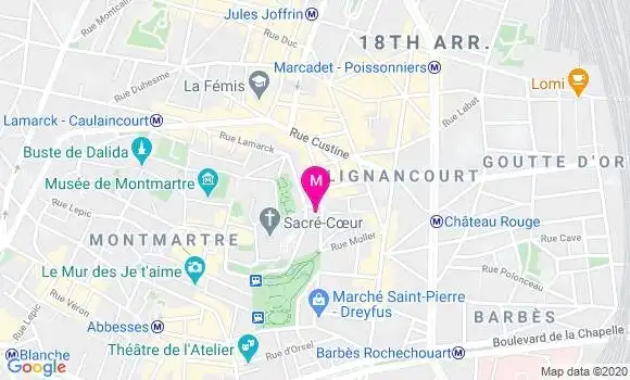 Localisation Dr Martine Airiau