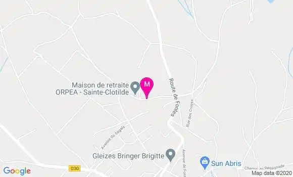 Localisation Dr Alain Mac Callum