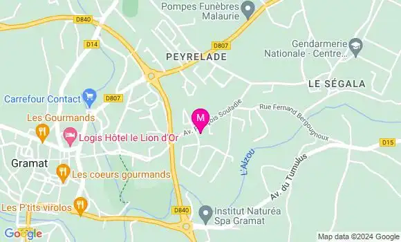 Localisation Dr Marie Pierre Corbel