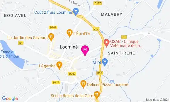 Localisation Dr Olivier Benard