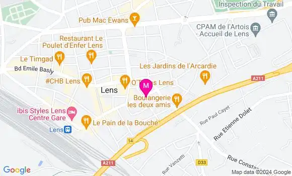 Localisation Dr Kossi Amouzou