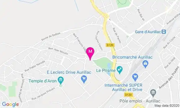 Localisation Dr Aurelie Dalge