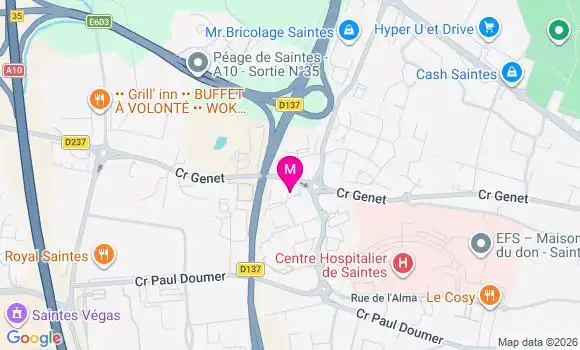 Localisation Dr Adeline Boisliveau