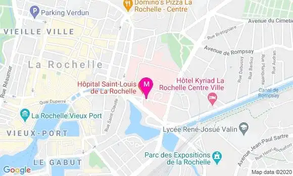 Localisation Dr Marc Legeais