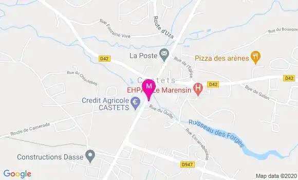 Localisation Dr Anne Vigneau