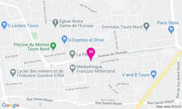 Localisation Dr Francois Jousselin