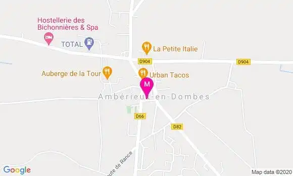 Localisation Dr Brice Duraffourg