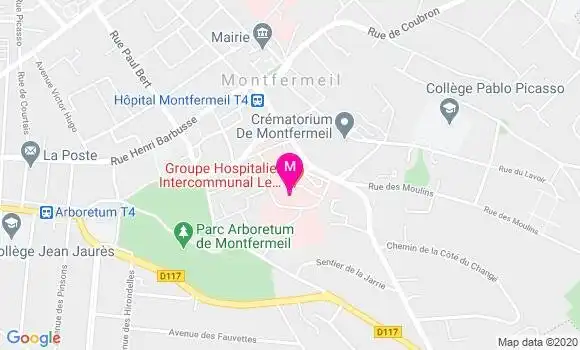 Localisation Dr Sarah Hamdi