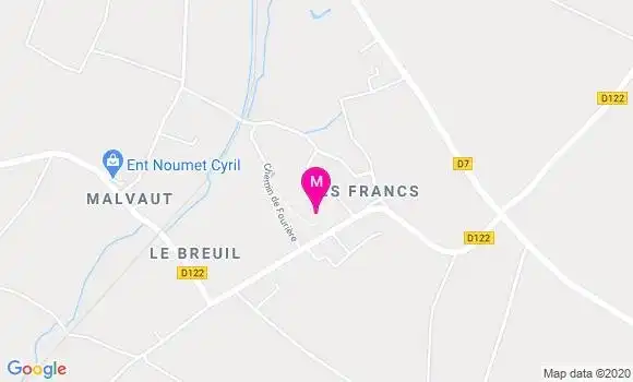 Localisation Dr Laurence Guittet
