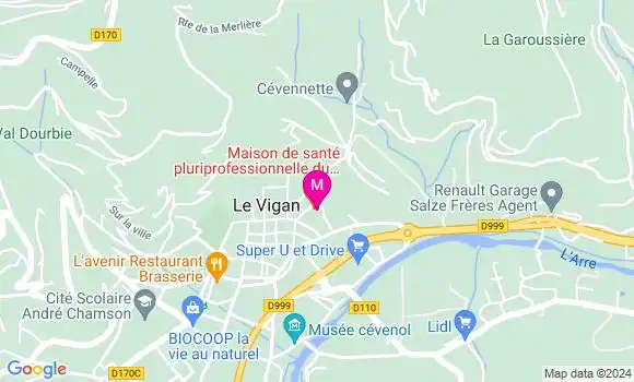 Localisation Dr Sébastien Joanny
