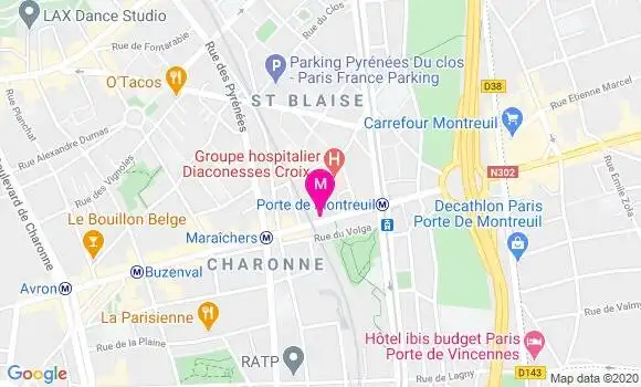 Localisation Dr Elodie Boucher