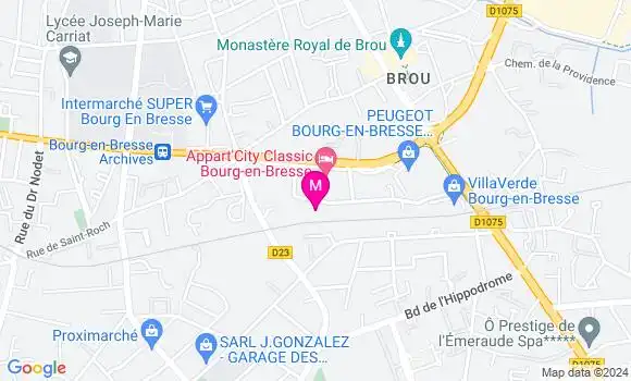 Localisation Dr Sophie Gilbert