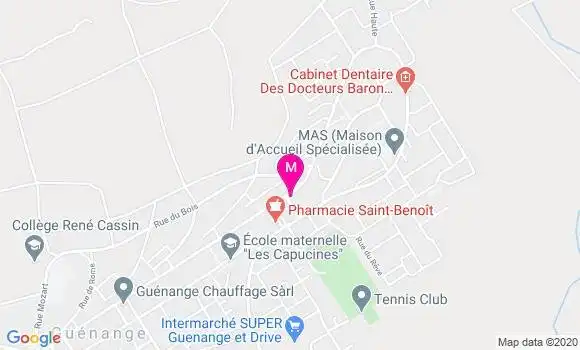 Localisation Dr Sylvie Lincker