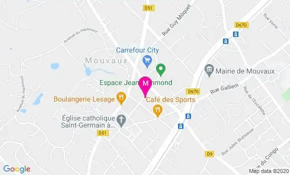Localisation Dr Julie Hecq Boudet