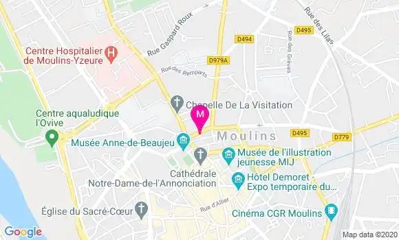 Localisation Dr Jacques Medard