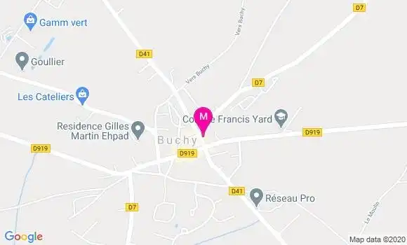 Localisation Dr Amandine Natis