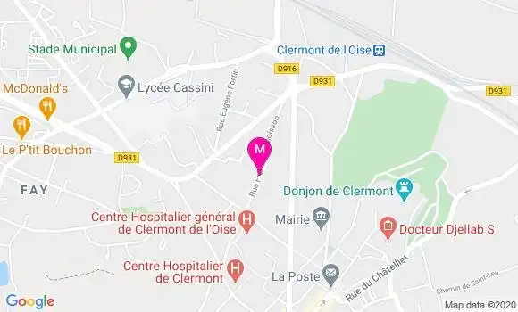 Localisation Dr Bénédicte Bourhis