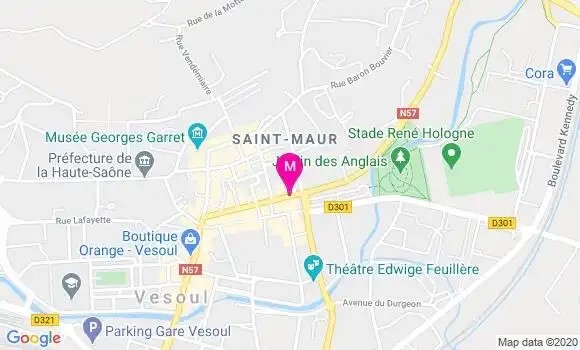 Localisation Dr Otilia Sadovec