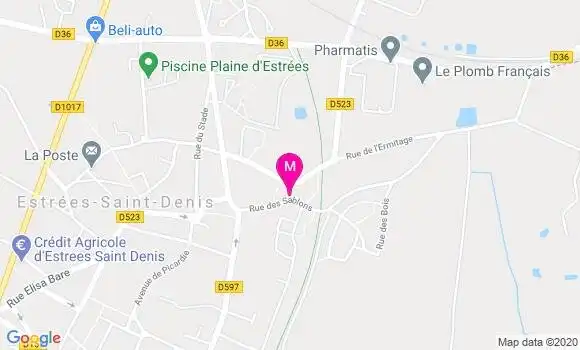 Localisation Dr Marjorie Ledoux