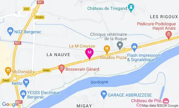 Localisation Dr Zelda Sense