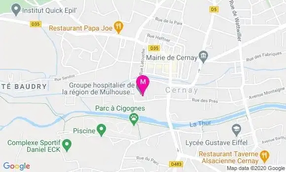 Localisation Dr Antoine Kieffer