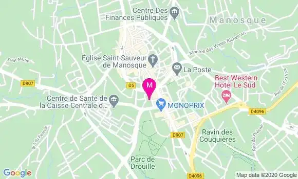 Localisation Dr Thierry Dugois