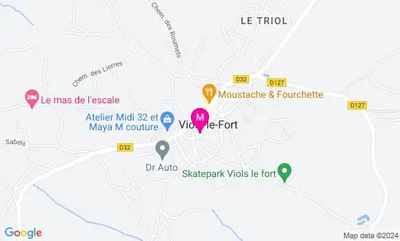 Localisation Dr Jean Yves Soussans