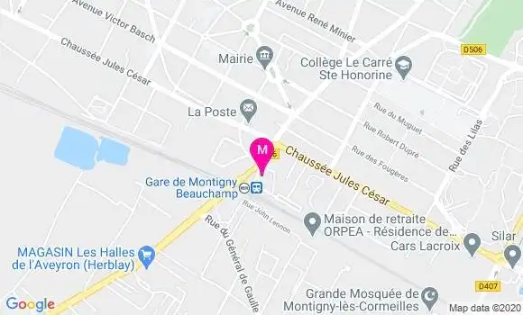 Localisation Dr Herve Lherbier