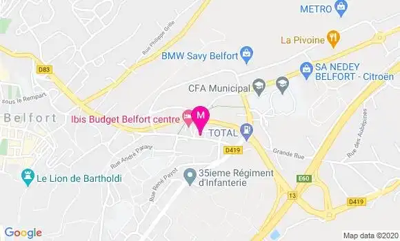 Localisation Dr Emmanuelle Thomas