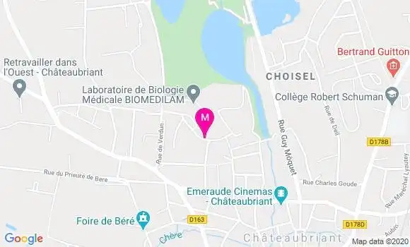 Localisation Dr Bouchra Chebbo