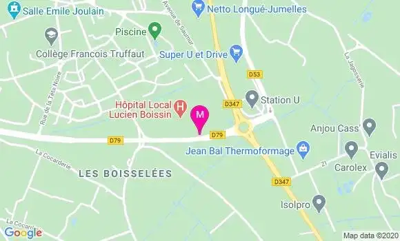 Localisation Dr Elodie Delahaix Gasnereau