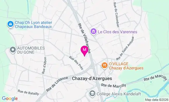 Localisation Dr Michel Masson