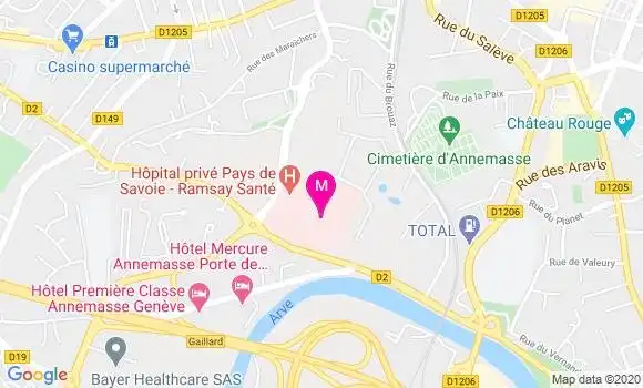 Localisation Dr Laure Emin