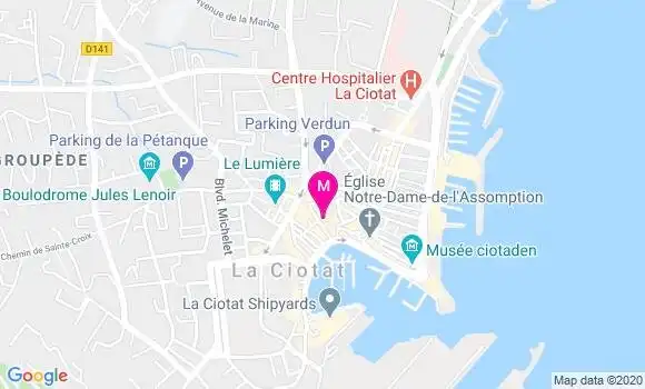 Localisation Dr Emilie Marmottant