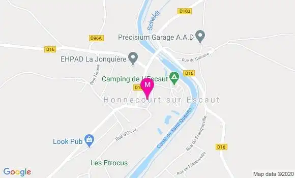 Localisation Dr Nicolas Verbanck