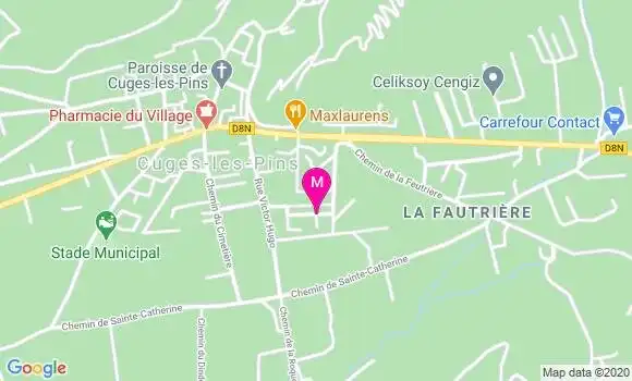 Localisation Dr Caroline Jourdan