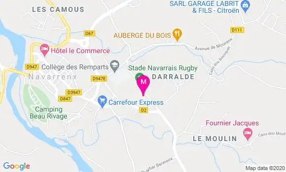 Localisation Dr Joanne Talidec Urlacher