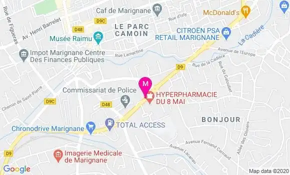 Localisation Dr Corinne Halfon Laure