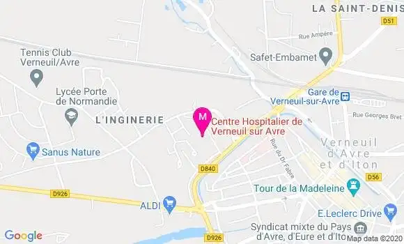 Localisation Dr Gerard Mompiere