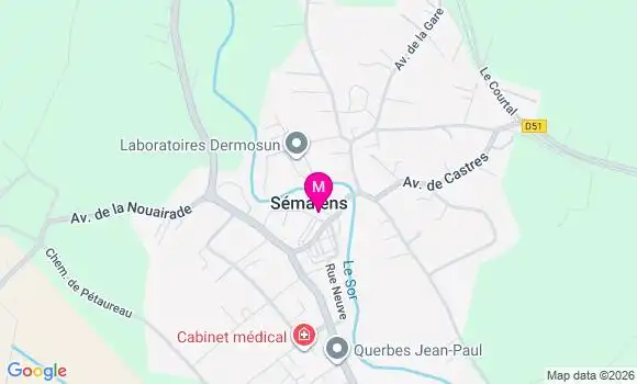 Localisation Dr Alain Pages