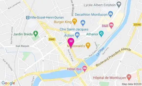 Localisation Dr Benedicte Maisonneuve Marty