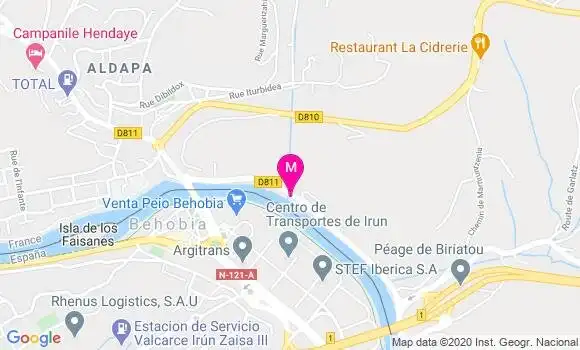 Localisation Dr Muriel Vivent