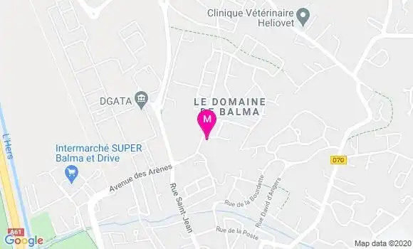Localisation Dr Lucile Andre