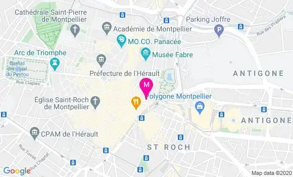 Localisation Dr Clovis Crouzet