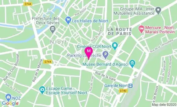 Localisation Dr Françoise Le Bras